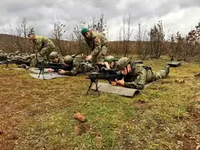 Türk Askerleri Kosovalı Askerlere Nişancı Eğitimi Verdi