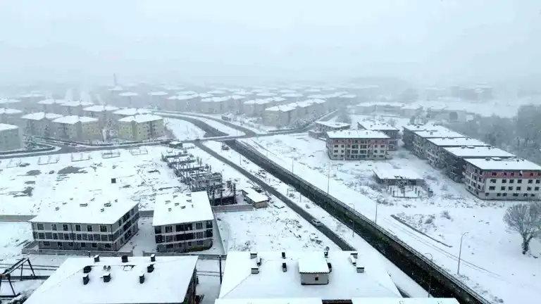 Düzce'de Kar Yağışı Esnafı Vurdu: Kar Topu Savaşı!